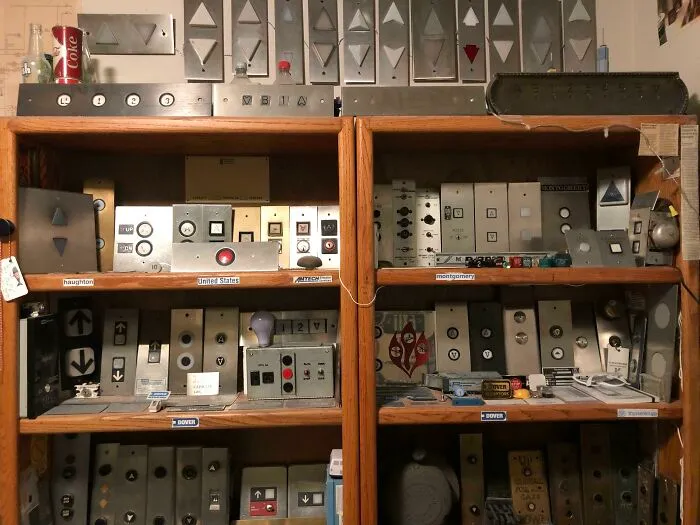 Here’s A Collection You’ve Probably Never Seen Before. This Is My Elevator Button Collection!