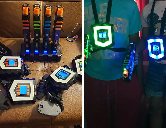 Experience Thrilling Battles With <span Style="Font:inherit;color:#d74b1f;"> Squad Hero Rechargeable Laser Tag Set With 360° Sensors & LCDs</Span> - Prepare For Non-Stop Fun!