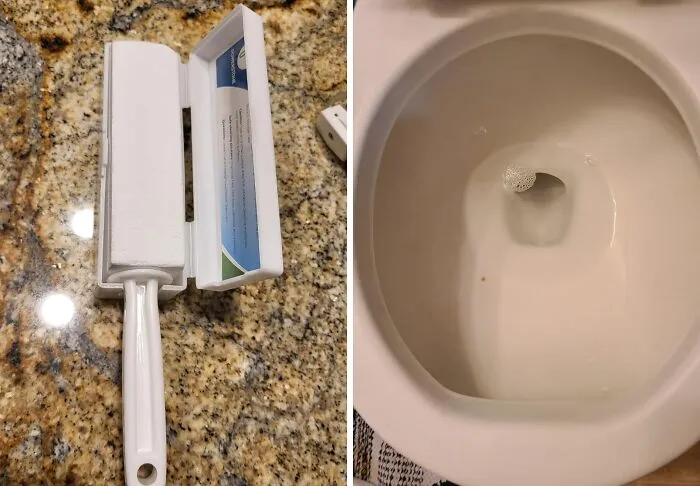 Revolutionize Your Bathroom Cleaning With <span Style="Font:inherit;color:#d74b1f;"> Powerstone Pumice Stone Toilet Bowl Cleaner</Span>: Complete With Handle For Easy Use!