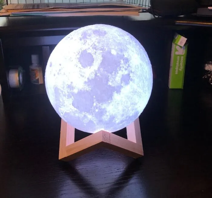 Illuminate Your Nights With <span Style="Font:inherit;color:#d74b1f;"> The Mind-Glowing Moon Lamp</Span> - 3D Moon Night Light For Kids' Bedrooms And Beyond!