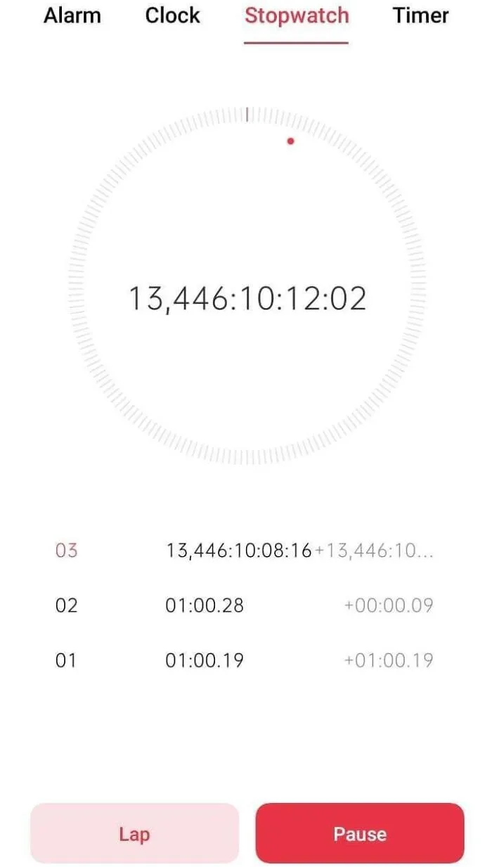 I Was Helping My Mom Set The Alarm When I Noticed That Her Stopwatch Had Been Running For Quite A While
