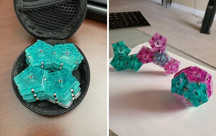Experience Endless Fun With <span Style="Font:inherit;color:#d74b1f;"> Speks Geode Sphere</Span>: The Ultimate Magnetic Fidget Toy!