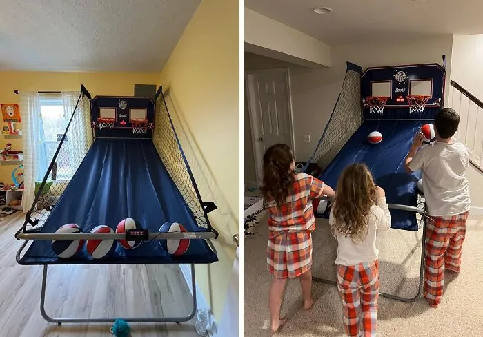 Experience Double The Fun With <span Style="Font:inherit;color:#d74b1f;"> Pop-A-Shot - Dual Shot Sport</Span>: Elevate Your Basketball Game!