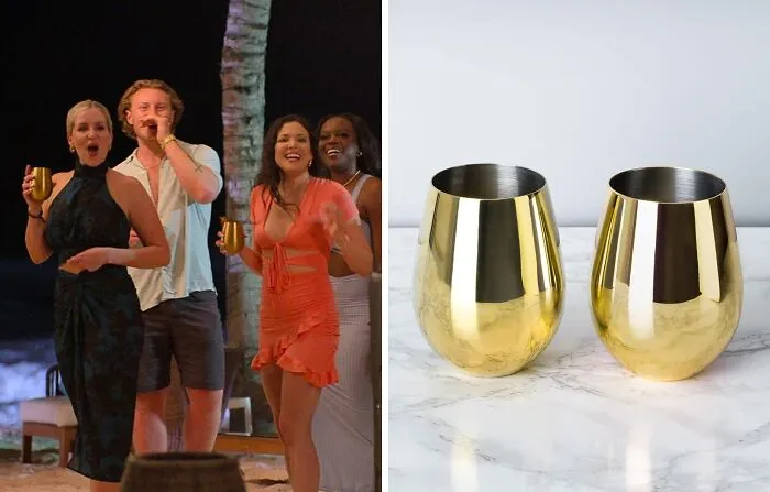Indulge In Luxury With <span Style="Font:inherit;color:#d74b1f;"> Viski Gold Wine Glasses</Span>: Elevate Your Wine Experience With Glamour And Style!