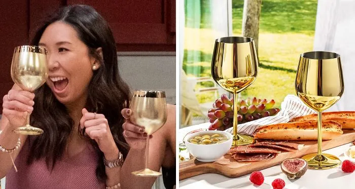 Sip In Style With <span Style="Font:inherit;color:#d74b1f;"> WOTOR Gold Wine Glasses Set Of 4</Span>: Enhance Your Wine Moments With Radiant Elegance!
