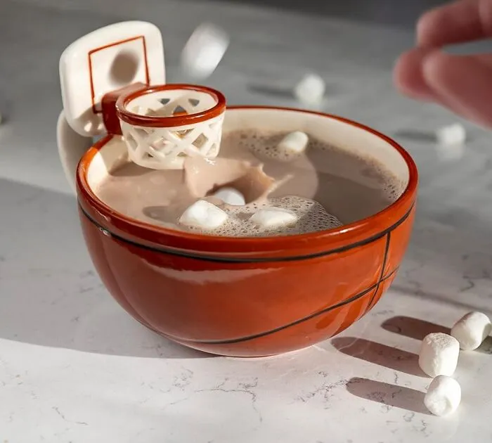 <span Style="Font:inherit;color:#d74b1f;"> Max'is Creations Basketball Mug</Span>: Dunk Into Your Morning Routine With This Novelty Hot Chocolate Coffee Mug!