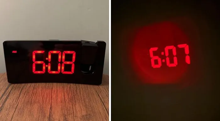 <span Style="Font:inherit;color:#d74b1f;"> Goloza Projection Alarm Clock</Span>: Digital Timekeeping With 180° Rotatable Projector For Ultimate Convenience