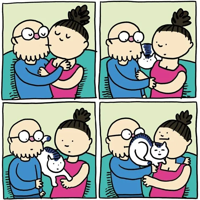 "I Think Everyone Loves Cats": 28 Adorable Comics By Rob Van Barneveld (New Pics)