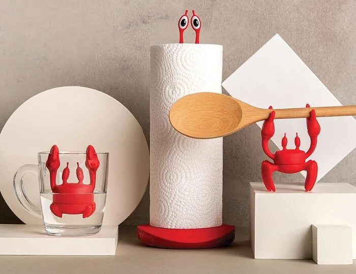Rest Your Utensils In Style With  <span Style="Font:inherit;color:#d74b1f;"> OTOTO Red The Crab Silicone Utensil Rest</Span>: A Fun And Functional Addition To Your Kitchen!