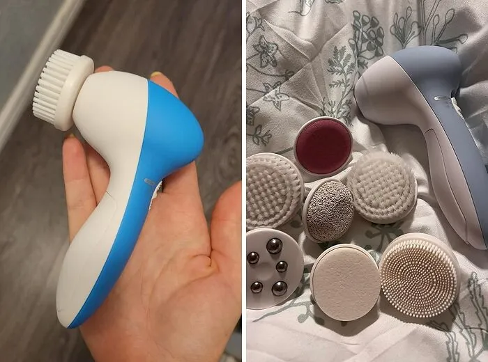 Elevate Your Skincare Routine With <span Style="Font:inherit;color:#d74b1f;"> The Facial Cleansing Brush Face Scrubber</Span>: Experience Deep And Gentle Cleansing