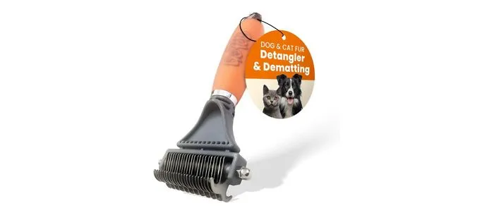Gopets Dematting Comb with Two-Sided Professional Grooming Rake
