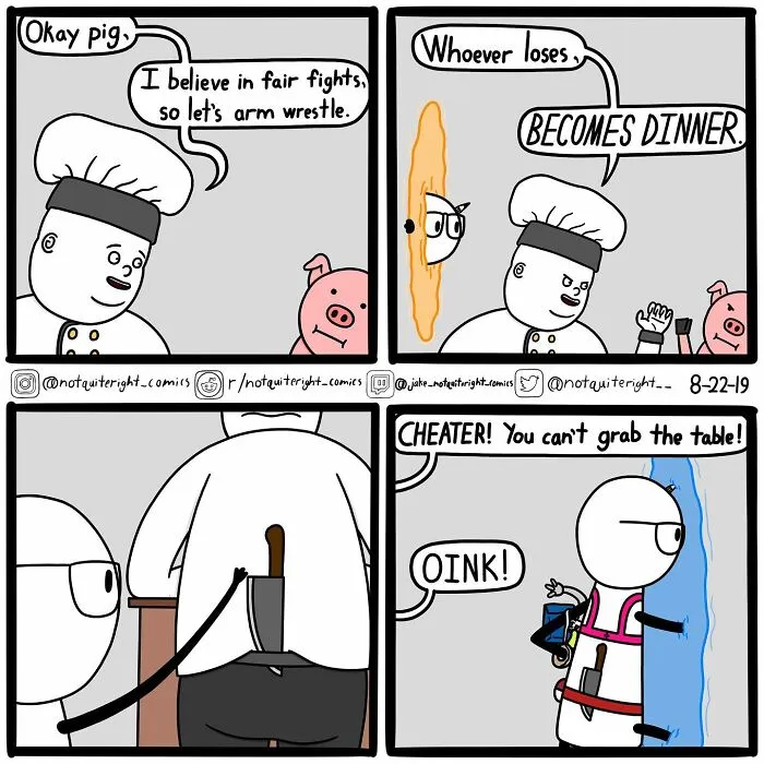 ‘Not Quite Right’: 24 New Dark Humor Comics With Surprising Endings