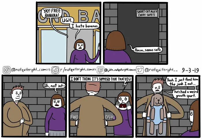 ‘Not Quite Right’: 24 New Dark Humor Comics With Surprising Endings