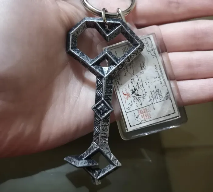 The Key To Middle-Earth Is In Your Hands - <span Style="Font:inherit;color:#d74b1f;"> Thorin Oakenshield Key Keychain </Span>
