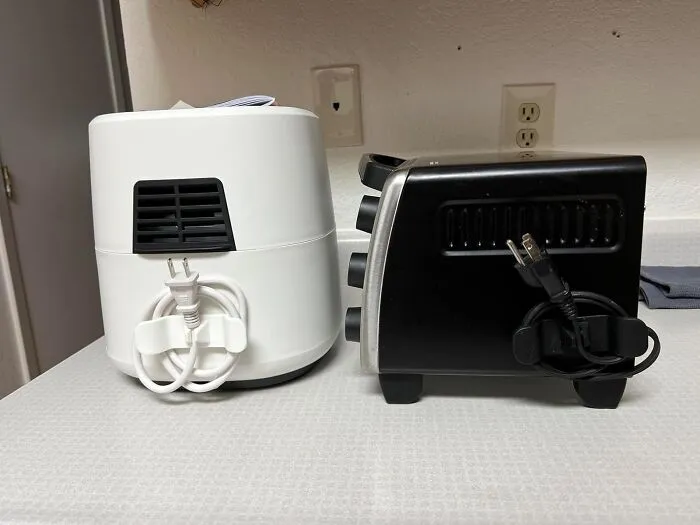 Tame Your Tangled Cords: <span Style="Font:inherit;color:#d74b1f;"> Kitchen Appliance Cord Organizer</Span> - Stick-On Solution!