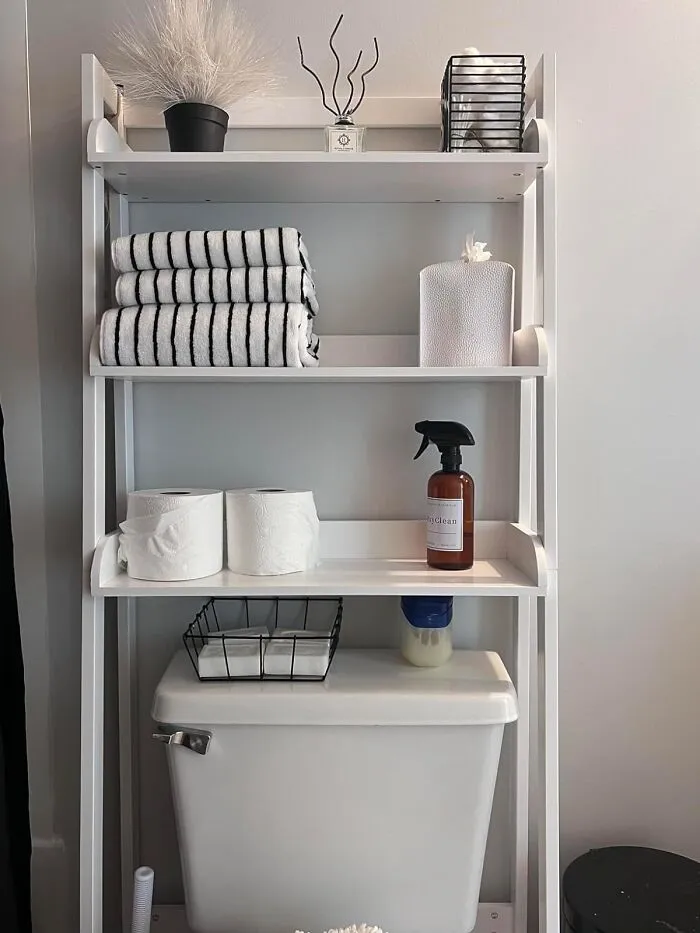 Make Room To Bloom: <span Style="Font:inherit;color:#d74b1f;"> 3-Shelf Bathroom Organizer</Span> Fits Perfectly Over The Toilet!