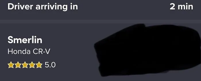 My Lyft Driver…🤣