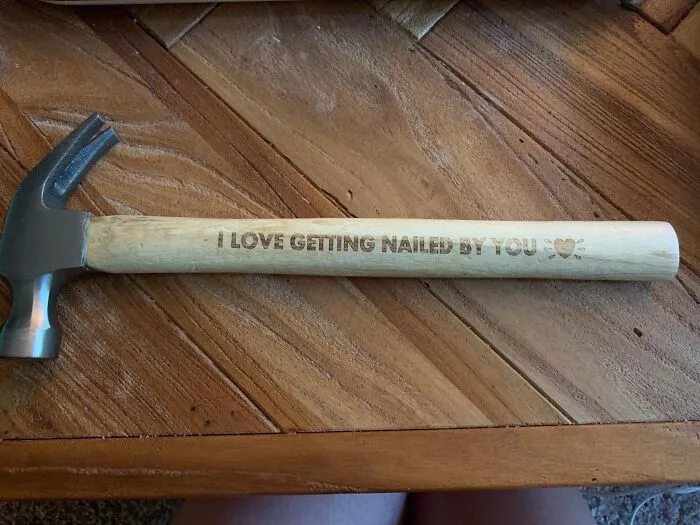 This <span Style="Font:inherit;color:#d74b1f;"> Hammer's </Span> Not Only For The Fix-It Jobs, It's A Naughty Nod To All Your Talents, Especially That Favorite One Of Mine. Keep On Nailing, My Love!