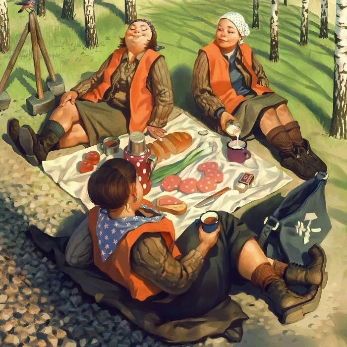 Este artista sigue creando controvertidas ilustraciones llenas de mensajes ocultos