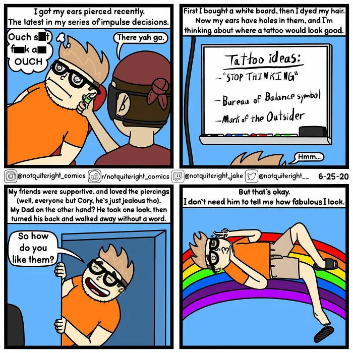 ‘Not Quite Right’: 24 New Dark Humor Comics With Surprising Endings