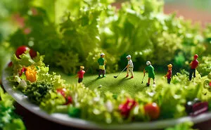 Enchanting Micro-Adventures: 10 Images That I Created With AI Of A Giant Food Galaxy
