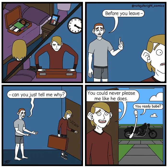‘Not Quite Right’: 24 New Dark Humor Comics With Surprising Endings