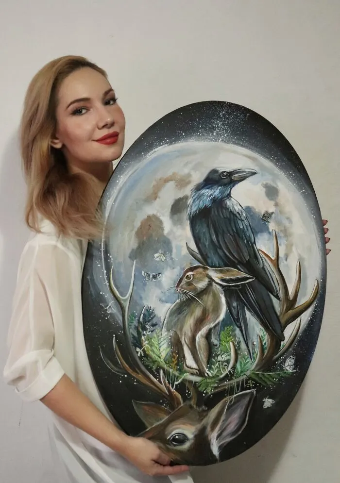 I Am An Artist Who Created 20 Paintings Featuring Fantasy Worlds (20 Pics)