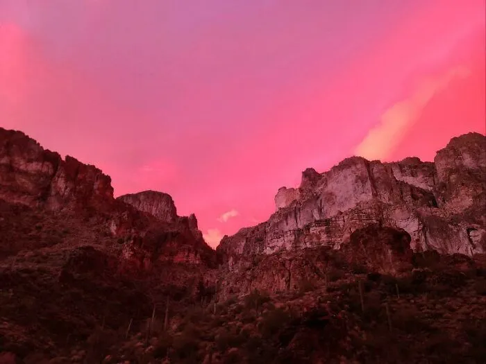 Arizona Sunset Before The Storm