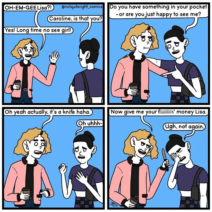 ‘Not Quite Right’: 24 New Dark Humor Comics With Surprising Endings