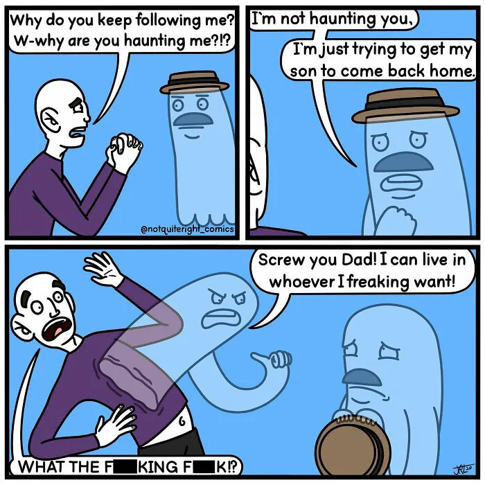 ‘Not Quite Right’: 24 New Dark Humor Comics With Surprising Endings