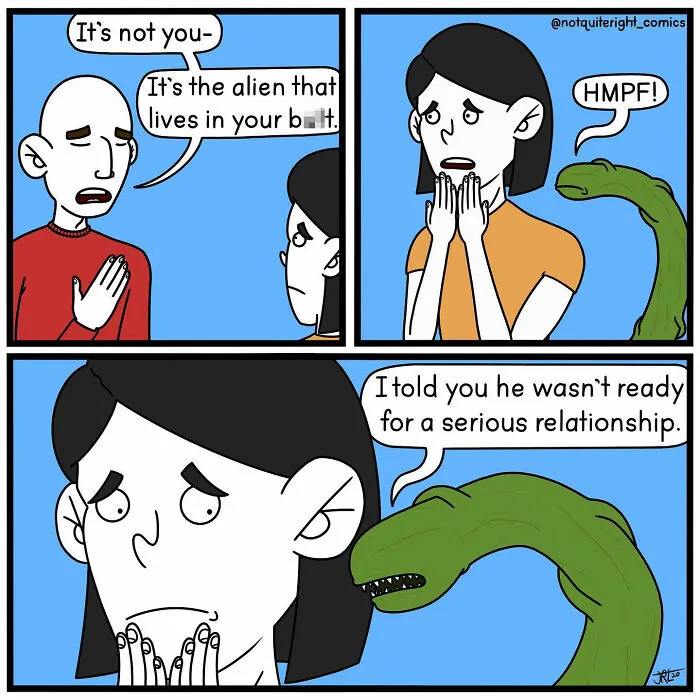 ‘Not Quite Right’: 24 New Dark Humor Comics With Surprising Endings