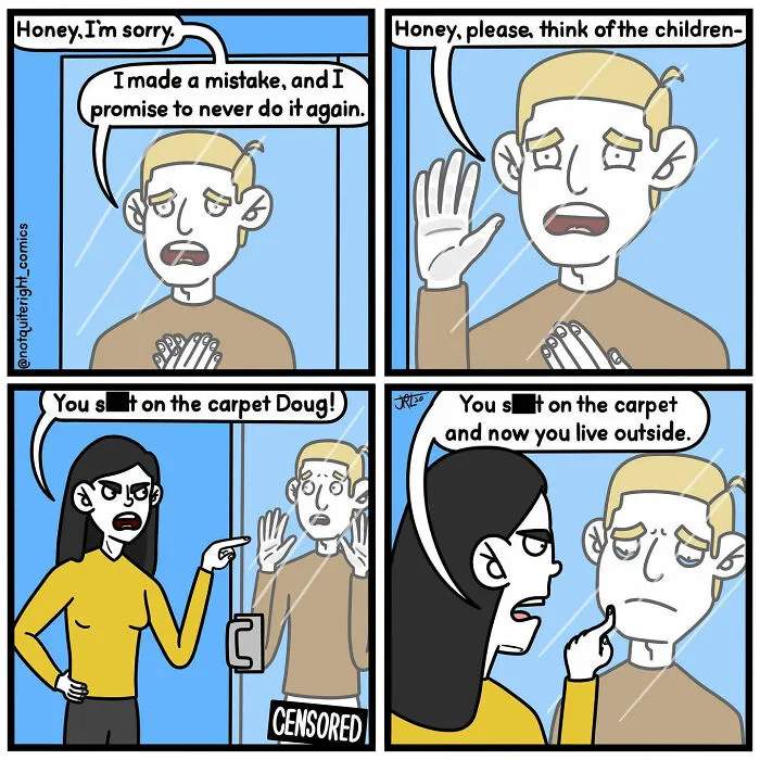 ‘Not Quite Right’: 24 New Dark Humor Comics With Surprising Endings