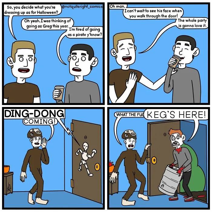 ‘Not Quite Right’: 24 New Dark Humor Comics With Surprising Endings