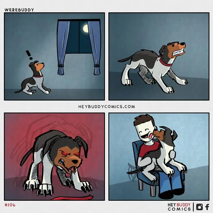 28 New ‘Hey Buddy Comics’ About The Bond Between People And Dogs