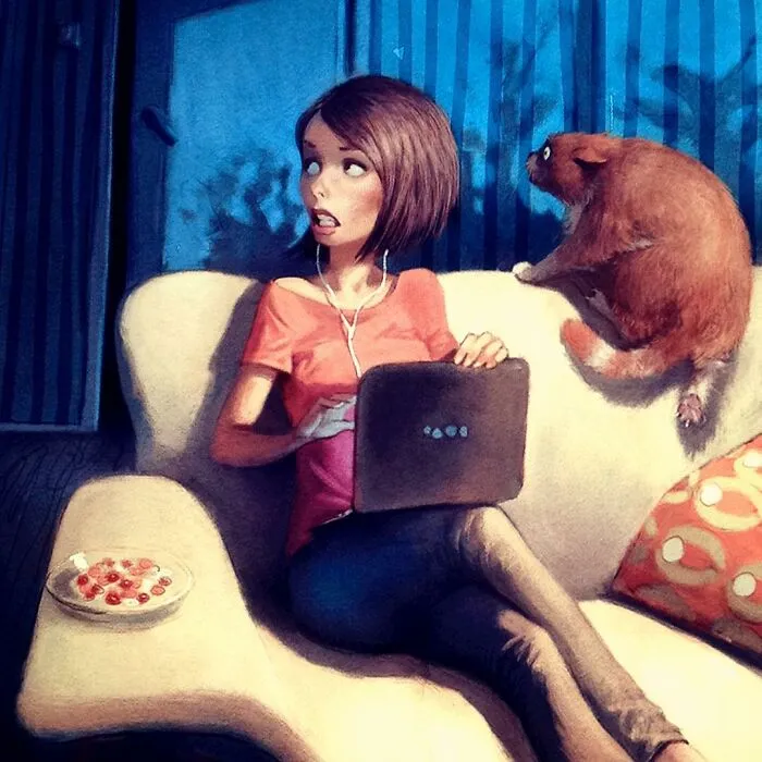 Este artista sigue creando controvertidas ilustraciones llenas de mensajes ocultos