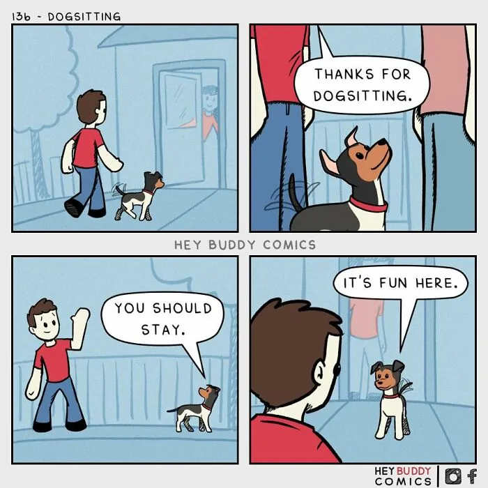 28 New ‘Hey Buddy Comics’ About The Bond Between People And Dogs
