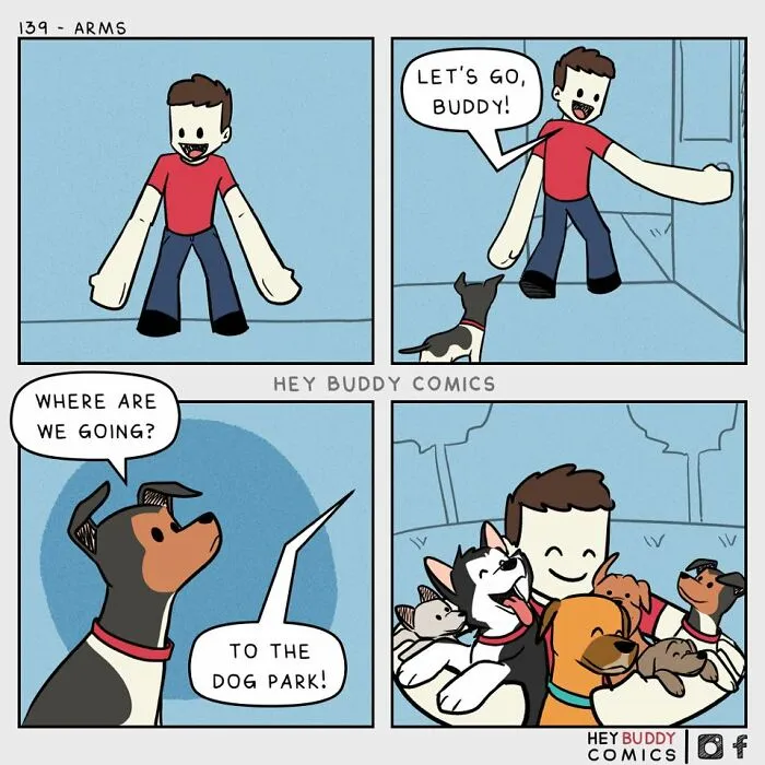 28 New ‘Hey Buddy Comics’ About The Bond Between People And Dogs