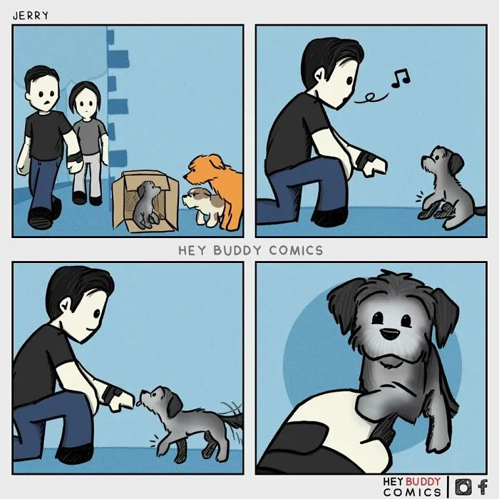 28 New ‘Hey Buddy Comics’ About The Bond Between People And Dogs