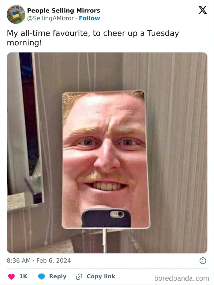 This Page Shares Pics Of People Trying To Sell Mirrors, And It's Comedy Gold (40 New Pics)