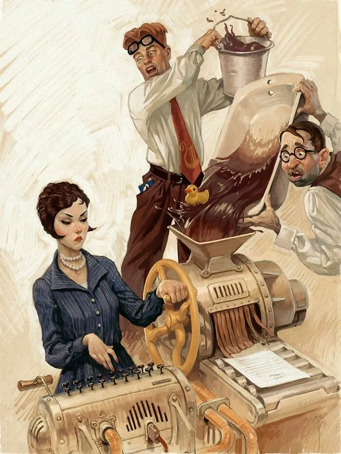 Este artista sigue creando controvertidas ilustraciones llenas de mensajes ocultos