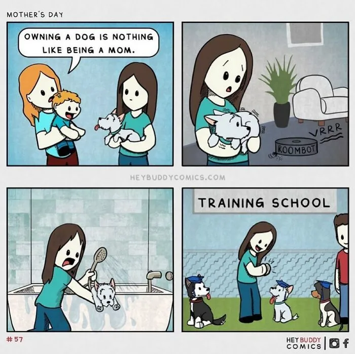 28 New ‘Hey Buddy Comics’ About The Bond Between People And Dogs