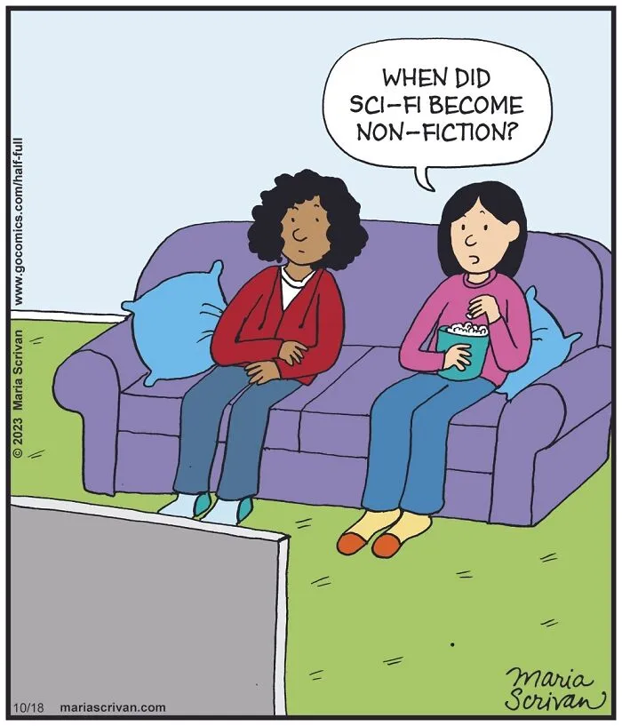 30 New Comics Featuring Absurd Humor And Funny Situations By Maria Scrivan