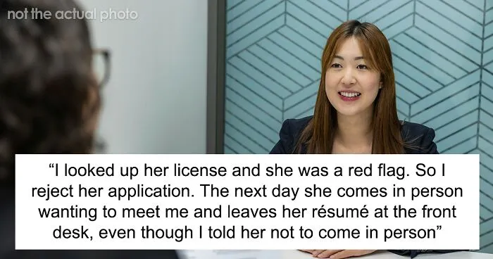 Woman Has An Attitude Problem, Gets Job Application Rejected By Someone She Messed With In The Past