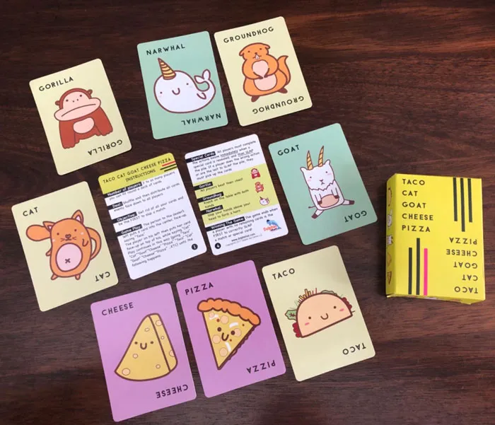 Bring On The Uncontrollable Giggles With <span Style="Font:inherit;color:#d74b1f;"> The Wildly Popular Taco Cat Goat Cheese Pizza Card Game</Span> - The Ideal Companion For All Your Family Bonding Moments!