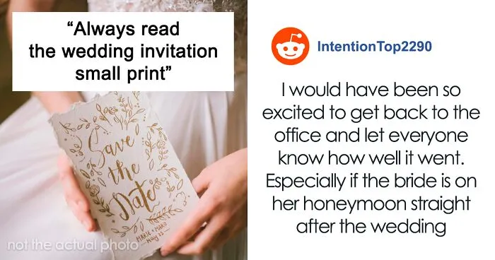 "Always Read The Wedding Invitation Small Print": 2 Guests Leave Wedding Mortified