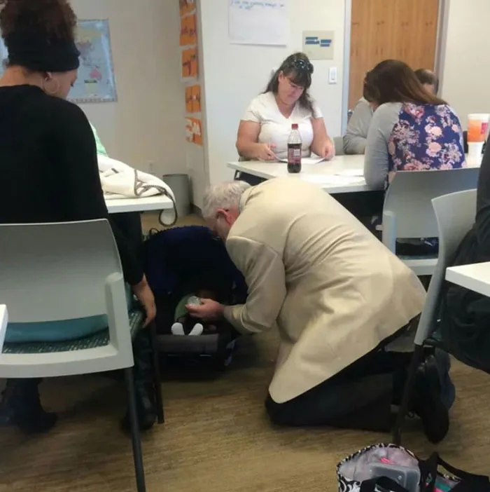 A Girl In My Geography Class Had To Bring Her Newborn To Class Today. The Baby Started Crying In The Middle Of Our Quiz