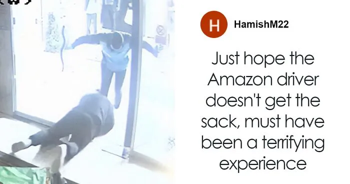 CCTV Captures Violent Altercation Between Amazon Worker And Wheelchair-Bound Man
