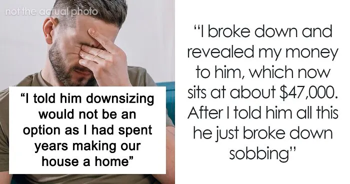Man Breaks Down Crying After Learning His SAH Wife Has $47k Stashed Away While He's Struggling