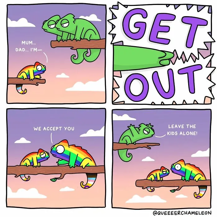 35 New Wholesome Comics By Amee Wilson That Explain What It's Like To Be Queer