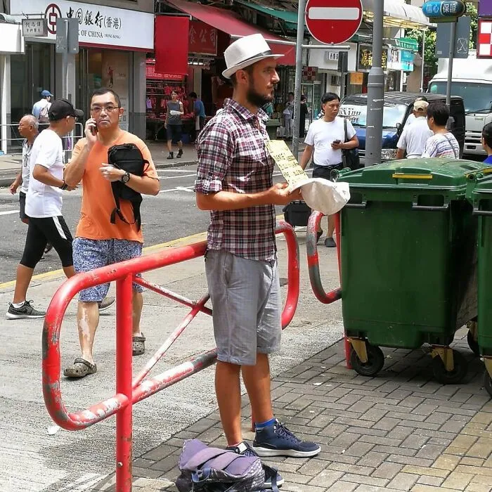 In A Very Working Class Neighborhood That Has Been Especially Hard Hit By The Typhoon. How You Have The Nerve To Beg For Money To Fund Your Travels Around Asia Is Completely Beyond Me